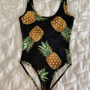 BRAND: Forever 21 Pineapple One Piece